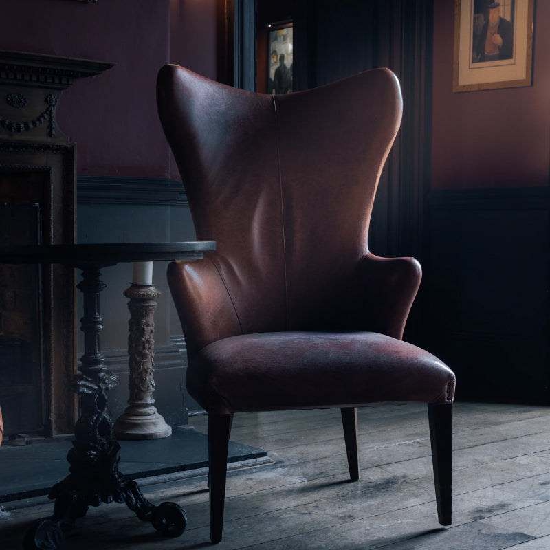 Vintage leather armchair