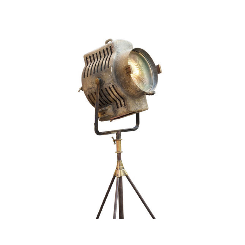 Vintage movie light on a stand