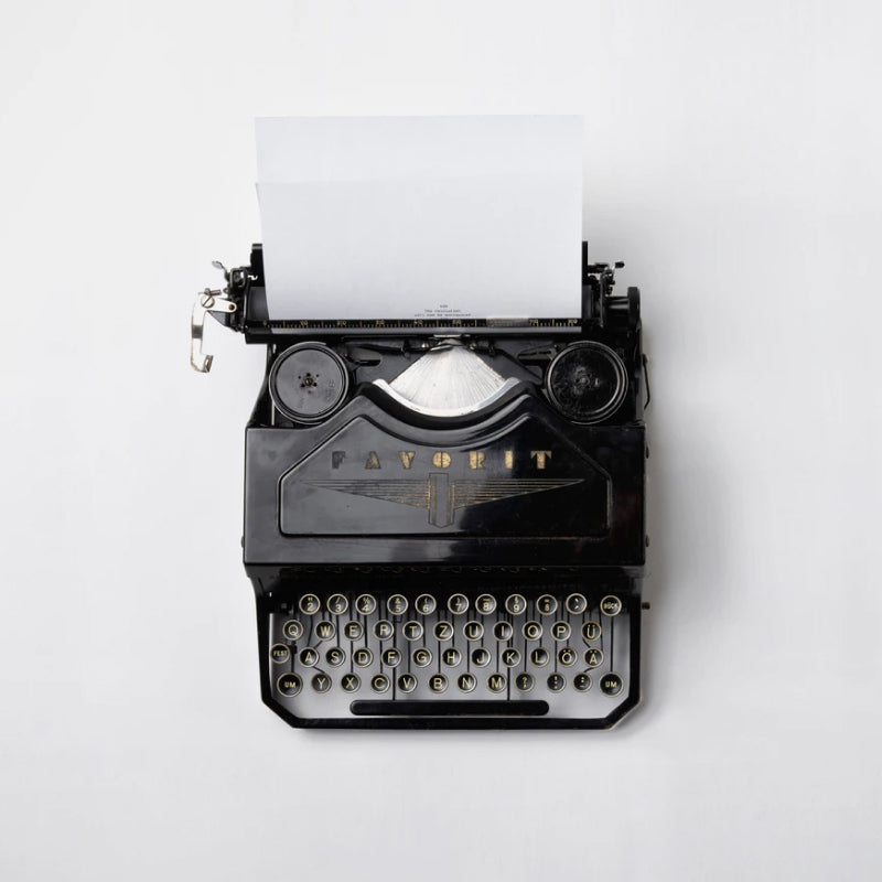 Vintage typewriter